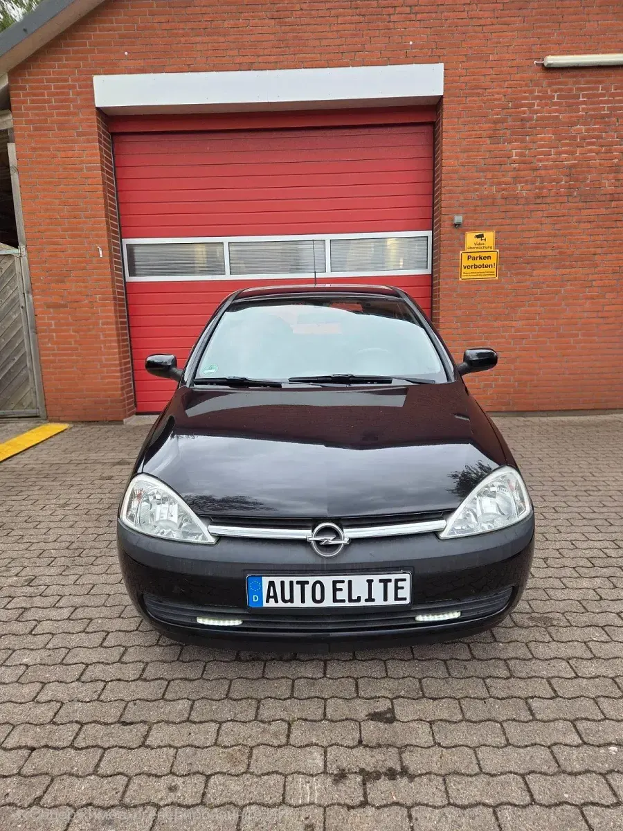 Gebraucht Opel Corsa Edition 74 PS (54 kW) 2002 Schwarz Kleinwagen