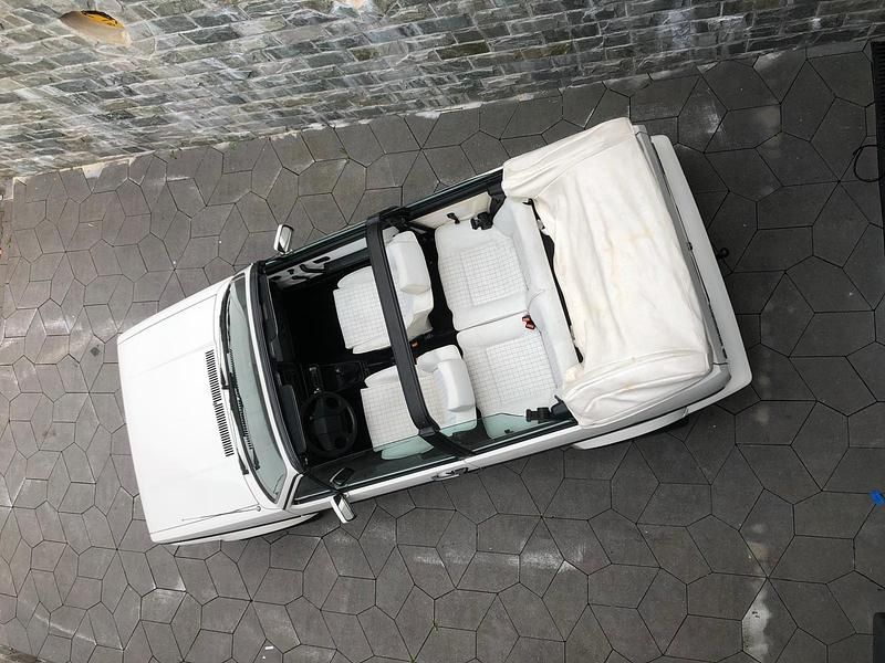 Gebraucht VW Golf Cabriolet 95 PS (69 kW) 1989 Weiß Cabrio