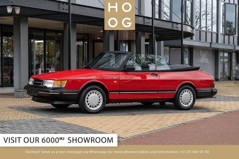 Rot Gebraucht 1992 Saab 900 Cabriolet Cabrio | 19.950 € - Bild 1/4
