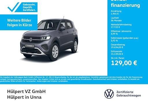 Gebraucht VW T-Cross 95 PS (69 kW) 2025 Rauchgrau metallic SUV