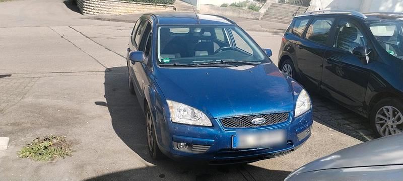 Blau Gebraucht 2008 Ford Focus Kombi | 1.000 € (Superpreis) - Bild 1/4