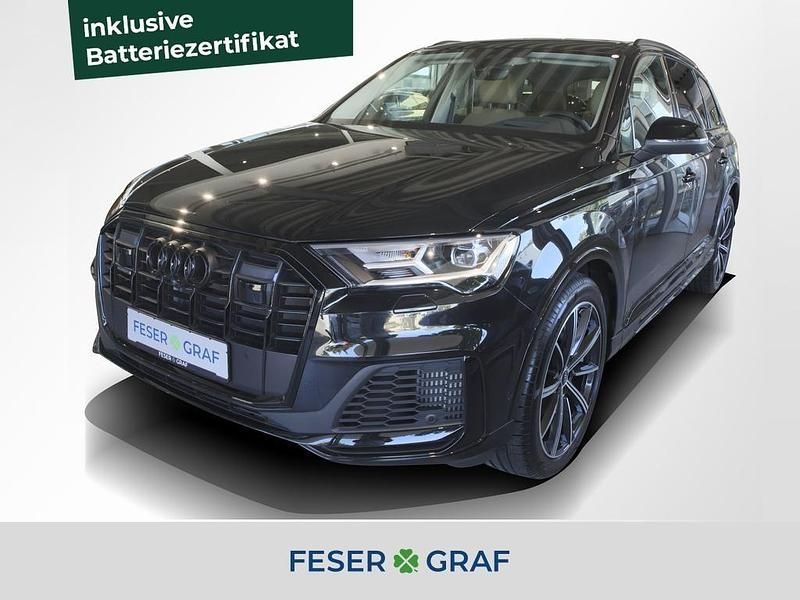Mythosschwarz metallic Gebraucht 2022 Audi Q7 S-Line SUV | 64.880 € (Fairer Preis) - Bild 1/4