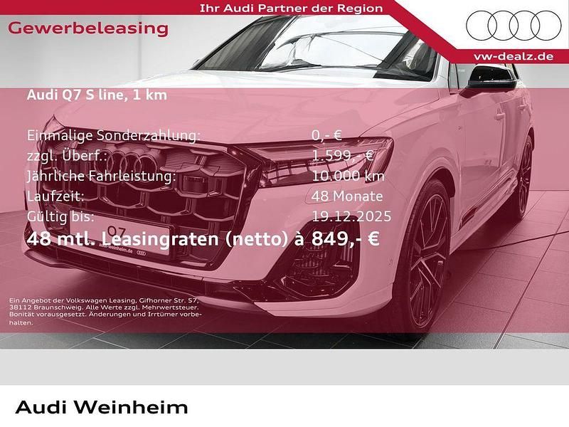 Weiß Neu 2025 Audi Q7 S-Line SUV | 93.900 € (Superpreis) - Bild 1/3