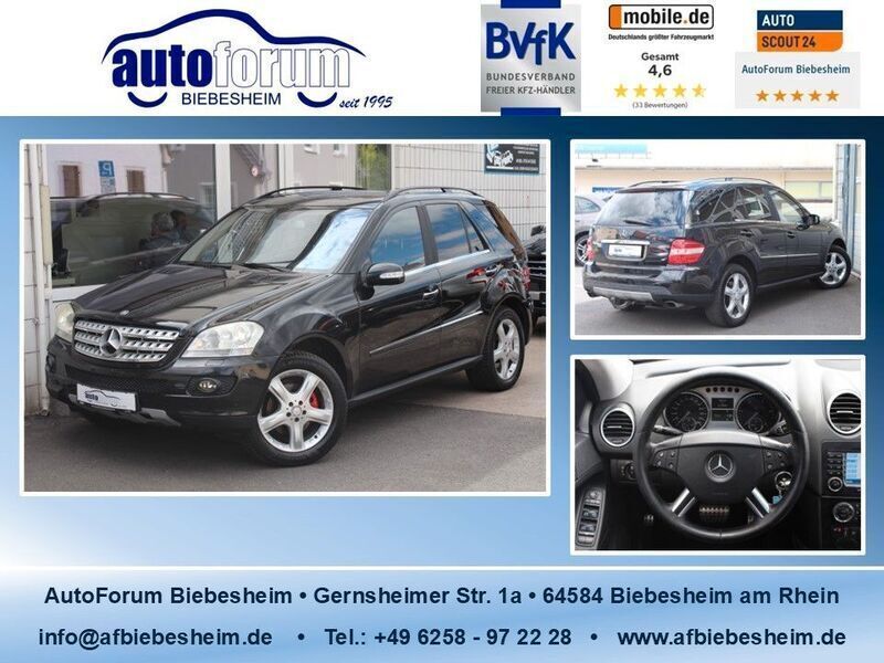 Schwarz Gebraucht 2008 Mercedes ML320 Sport SUV | 9.999 € (Fairer Preis) - Bild 1/2