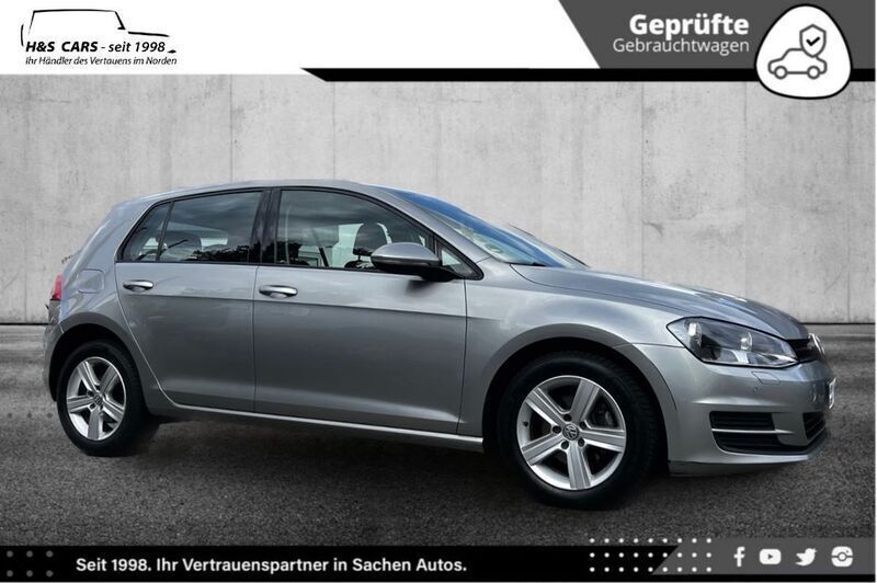 Silber Gebraucht 2014 VW Golf VII Limousine | 11.450 € (Fairer Preis) - Bild 1/4