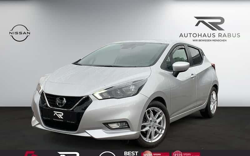 Silber Gebraucht 2022 Nissan Micra Acenta Kleinwagen | 17.490 € (Fairer Preis) - Bild 1/4