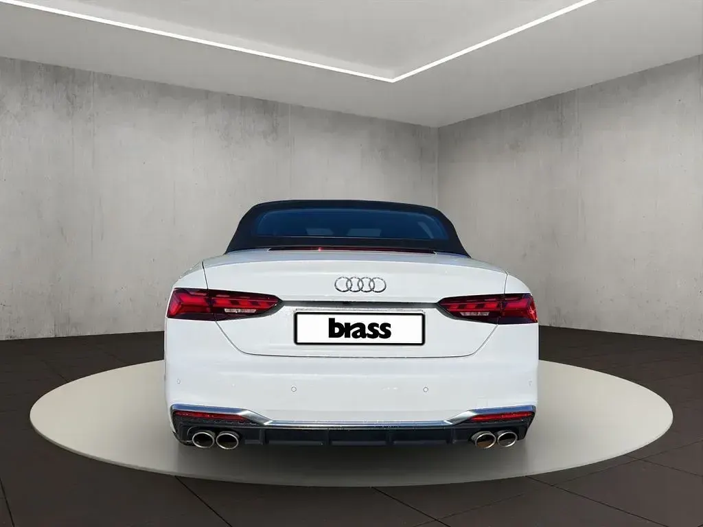 Gebraucht Audi S5 Cabriolet Ambiente 354 PS (260 kW) 2020 Gletscherweiß metallic/verdeck Cabrio