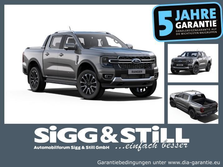 Carbonized grey met. Neu 2025 Ford Ranger Platinum Abholung | 56.590 € (Superpreis) - Bild 1/4