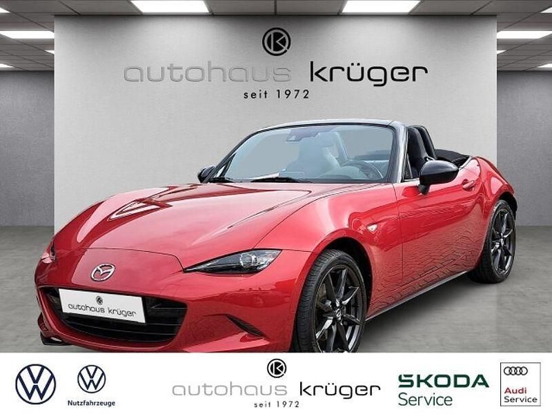 Rot Gebraucht 2016 Mazda MX5 Exclusive-Line Cabrio | 17.900 € (Fairer Preis) - Bild 1/4