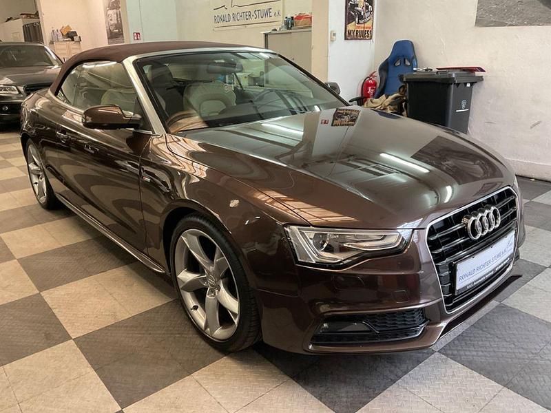 Gebraucht Audi A5 Cabriolet S-Line 204 PS (150 kW) 2014 Braun Cabrio