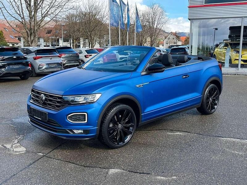 Gebraucht VW T-Roc Cabriolet Edition 150 PS (110 kW) 2021 Blau Cabrio