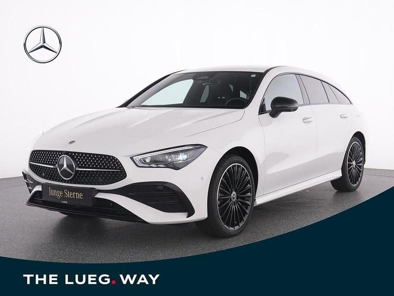 Unilack polarweiß Gebraucht 2024 Mercedes CLA250e Shooting Brake AMG Kombi | 34.275 € (Fairer Preis) - Bild 1/4
