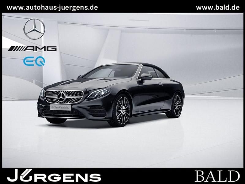 Schwarz metalliclack obsidians Gebraucht 2019 Mercedes E200 AMG Cabrio | 33.480 € (Fairer Preis) - Bild 1/4