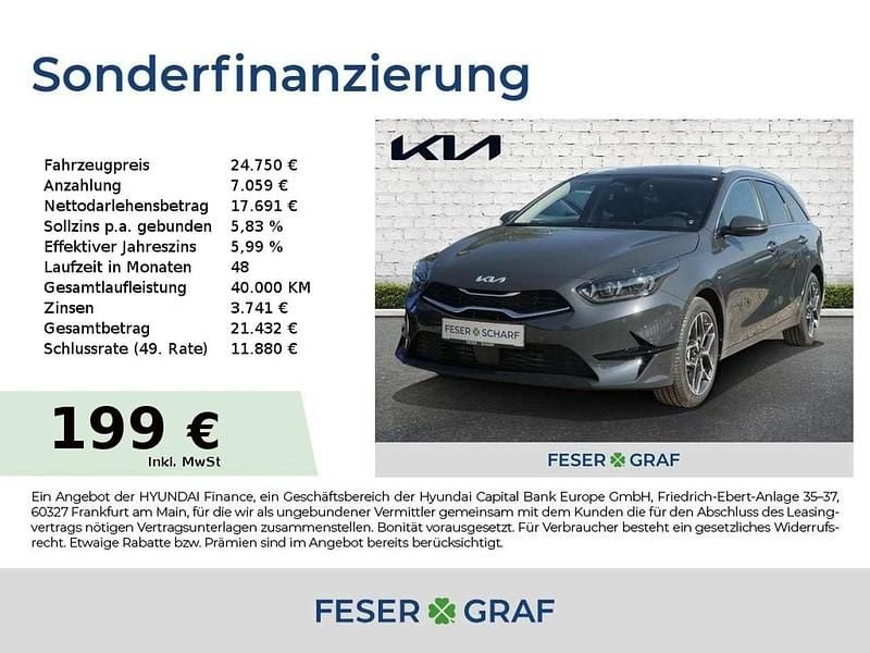 Grau Neu 2025 Kia Ceed Sportswagon Style Kombi | 24.750 € (Superpreis) - Bild 1/4