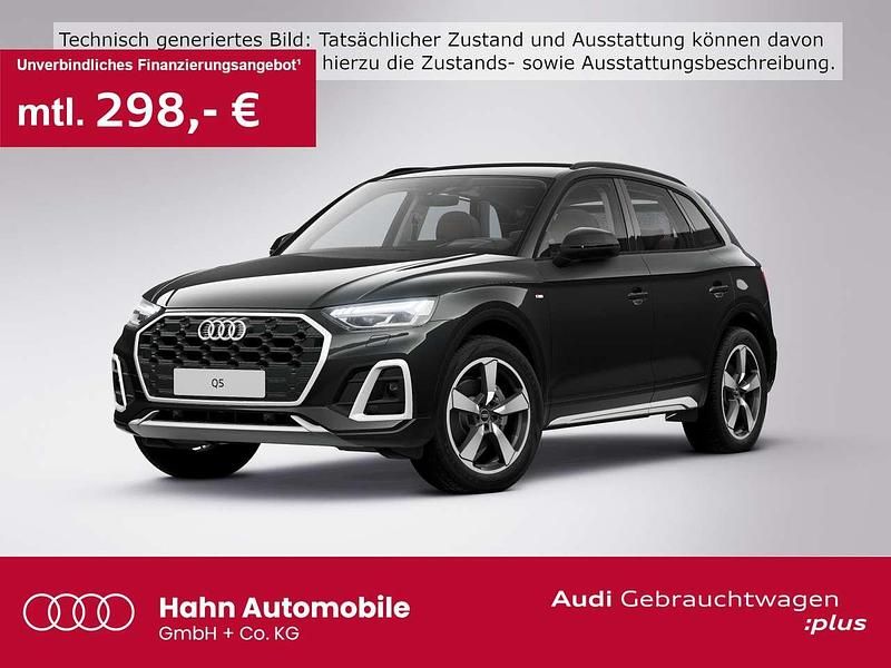 Mythosschwarz metallic Gebraucht 2022 Audi Q5 S-Line SUV | 31.930 € (Guter Preis) - Bild 1/3