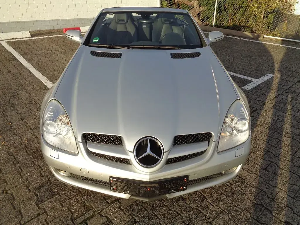 Gebraucht Mercedes SLK200 184 PS (135 kW) 2008 Silber Cabrio