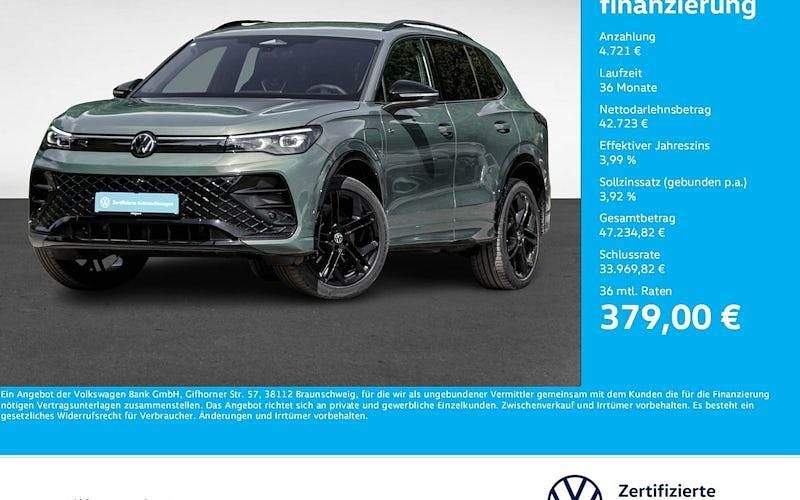 Grün Gebraucht 2024 VW Tiguan R-line SUV | 47.444 € (Superpreis) - Bild 1/4