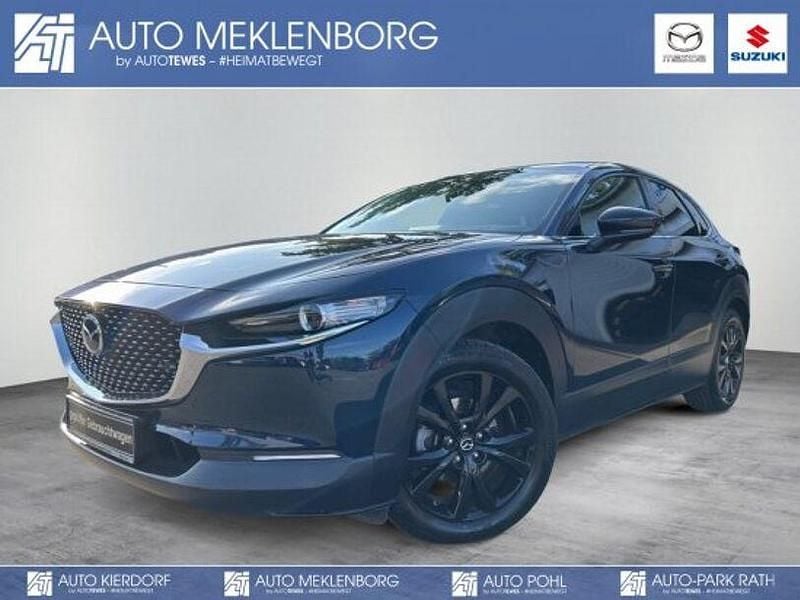 Deep crystal blue Gebraucht 2023 Mazda CX-30 Homura-Line SUV | 28.490 € (Etwas zu teuer) - Bild 1/4