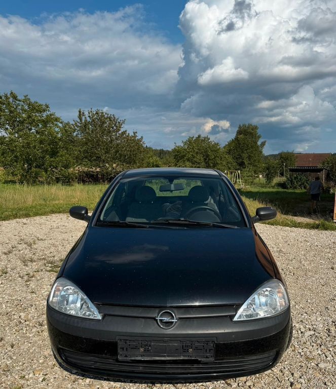 Schwarz Gebraucht 2002 Opel Corsa Eco Limousine | 599 € (Superpreis) - Bild 1/4