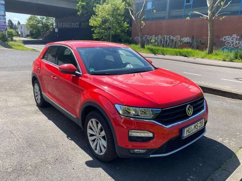Rot Gebraucht 2018 VW T-Roc Sport SUV | 18.150 € (Guter Preis) - Bild 1/4