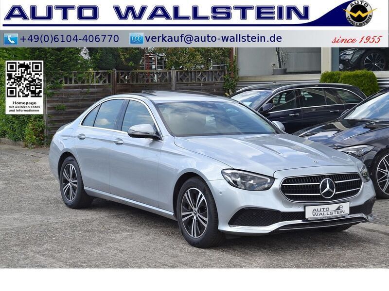 Hightechsilber metallic Gebraucht 2023 Mercedes E300 Avantgarde Limousine | 39.900 € (Superpreis) - Bild 1/4
