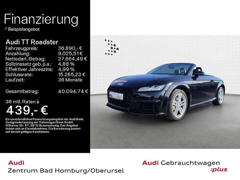 Mythosschwarz metallic/verdeck Gebraucht 2021 Audi TT Cabrio | 35.890 € (Guter Preis) - Bild 1/4