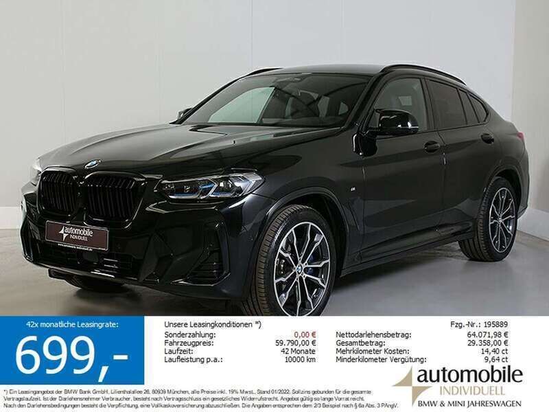 Gebraucht BMW X4 Shadowline 340 PS (250 kW) 2024 Schwarz SUV