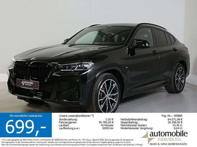 Schwarz Gebraucht 2024 BMW X4 Shadowline SUV | 60.640 € (Fairer Preis) - Bild 1/4