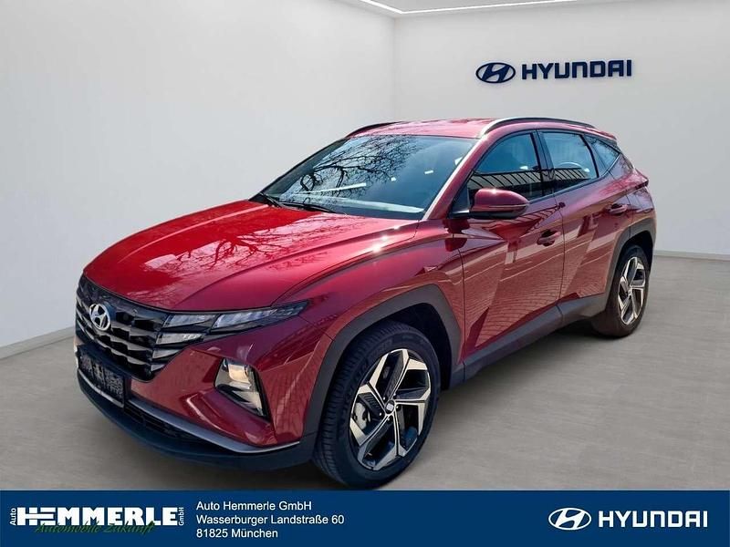 Sunset red Gebraucht 2023 Hyundai Tucson SUV | 32.980 € (Fairer Preis) - Bild 1/4