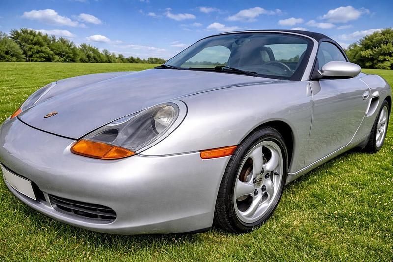 Gebraucht Porsche Boxster 220 PS (161 kW) 2002 Silber Cabrio
