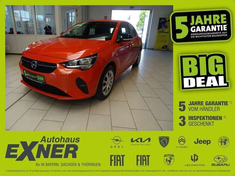 Power orange metallic Gebraucht 2022 Opel Corsa-e Edition Kleinwagen | 13.900 € (Superpreis) - Bild 1/4