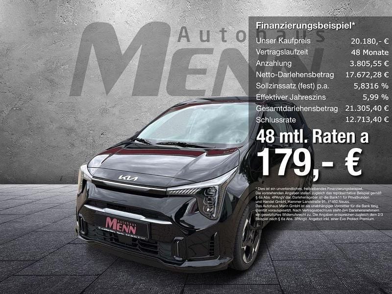 Schwarz Neu 2025 Kia Picanto Launch Edition Kleinwagen | 20.180 € (Fairer Preis) - Bild 1/4