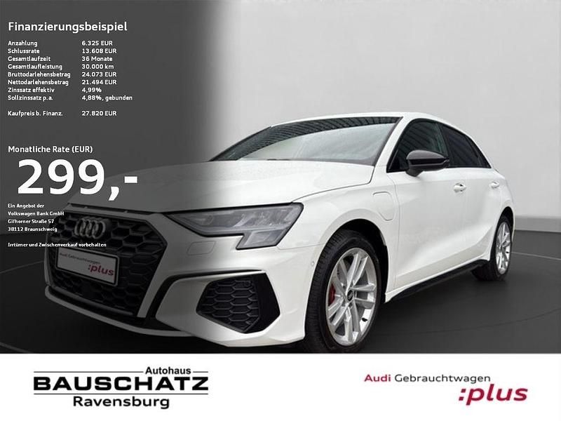 Ibisweiß Gebraucht 2021 Audi A3 Sportback e-tron S-Line Limousine | 29.810 € (Etwas zu teuer) - Bild 1/4