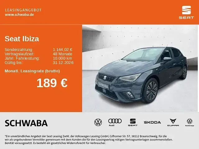 Gebraucht Seat Ibiza Style 116 PS (85 kW) 2025 Grau Limousine