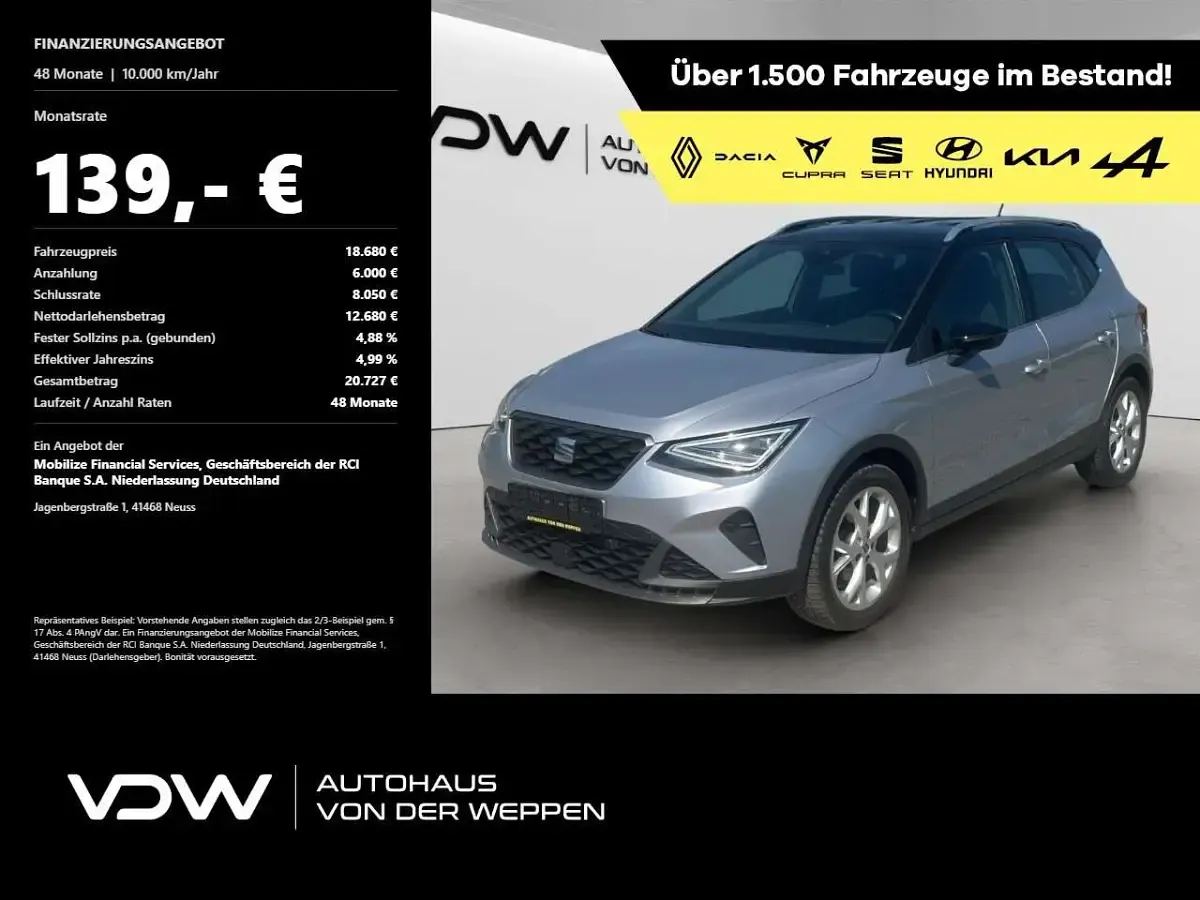 Gebraucht Seat Arona FR 110 PS (80 kW) 2023 SUV