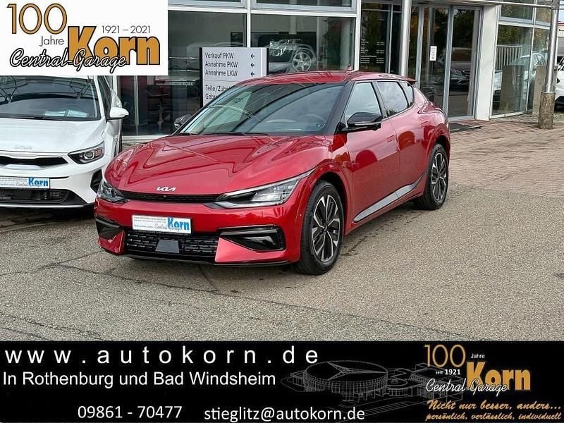 Runway red met. Gebraucht 2023 Kia EV6 3 SUV | 38.640 € (Fairer Preis) - Bild 1/4