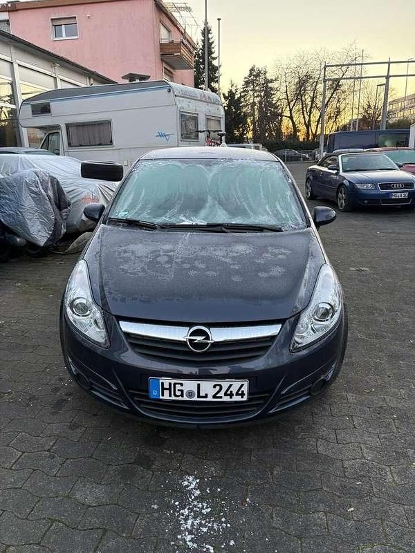 Blau Gebraucht 2008 Opel Corsa Edition Limousine | 2.599 € (Guter Preis) - Bild 1/4