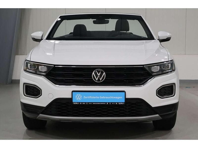 Gebraucht VW T-Roc Cabriolet Active 150 PS (110 kW) 2021 Weiß Cabrio
