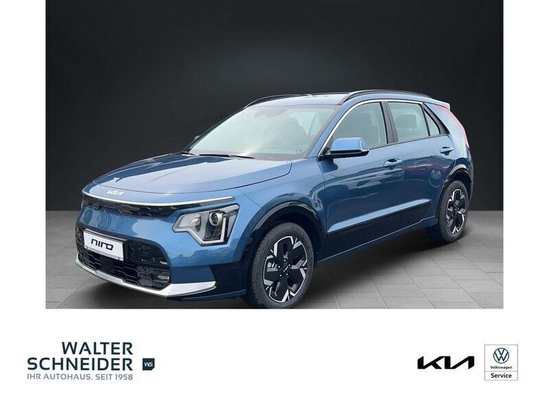 (m4b) mineral blue Gebraucht 2024 Kia e-Niro Vision SUV | 29.990 € (Fairer Preis) - Bild 1/4