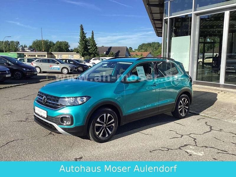 Makenatürkis metallic Gebraucht 2021 VW T-Cross United SUV | 21.480 € (Etwas zu teuer) - Bild 1/3