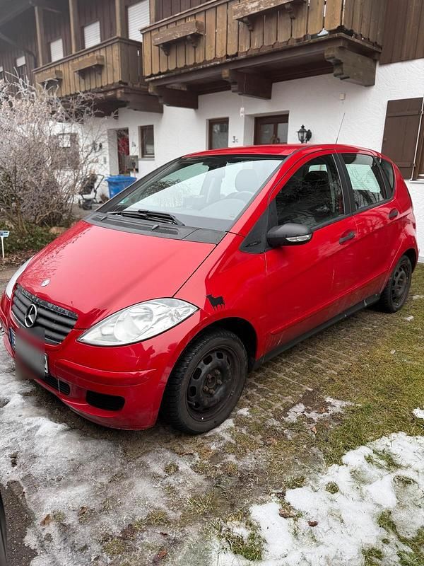 Rot Gebraucht 2004 Mercedes A150 Elegance Kleinwagen | 1.250 € (Superpreis) - Bild 1/4