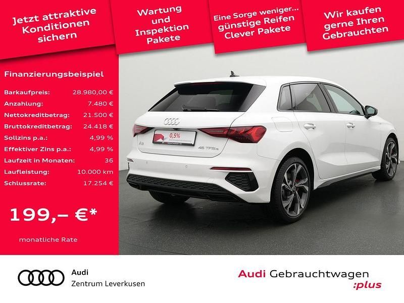 Gebraucht Audi A3 S-Line 245 PS (180 kW) 2022 Weiß Limousine