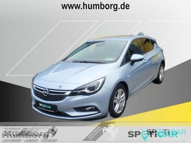 Blau metallic Gebraucht 2018 Opel Astra Limousine | 13.890 € (Etwas zu teuer) - Bild 1/4