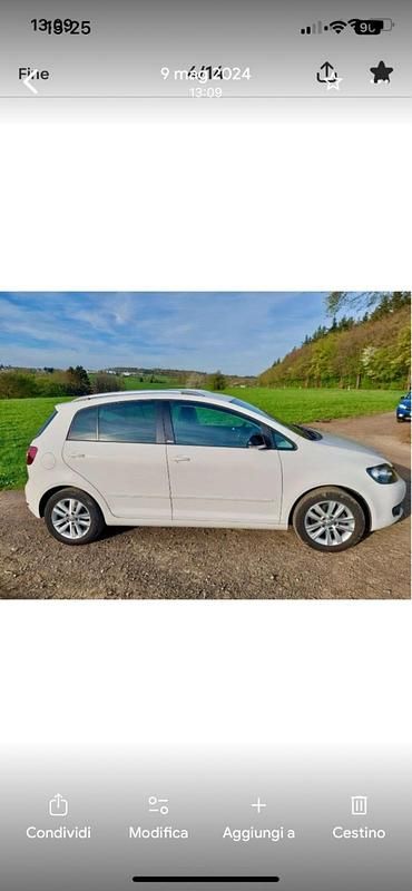 Gebraucht VW Golf Plus Cross Style 122 PS (89 kW) 2011 Weiß Van / Kleinbus