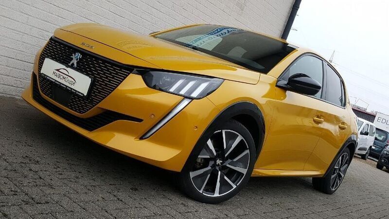 Gelb Gebraucht 2021 Peugeot e-208 GT Kleinwagen | 19.990 € (Etwas zu teuer) - Bild 1/4