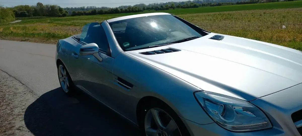 Gebraucht Mercedes SLK200 184 PS (135 kW) 2012 Silber Cabrio