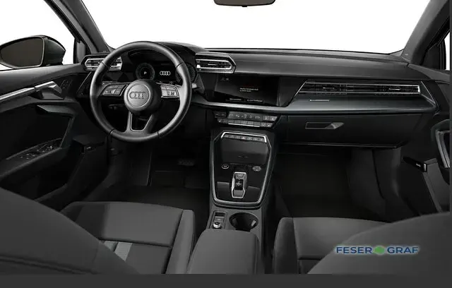 Używany Audi A3 Advanced Plus 150 KM (110 kW) 2025 Czarny Sedan/Limuzyna