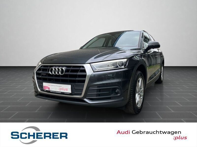 Manhattangrau metallic (metallic) Gebraucht 2019 Audi Q5 Advanced SUV | 31.690 € (Guter Preis) - Bild 1/4