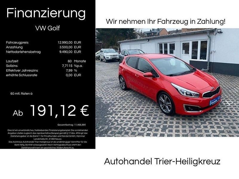 (frd) track red Gebraucht 2016 Kia Ceed Vision Kleinwagen | 12.990 € (Fairer Preis) - Bild 1/4