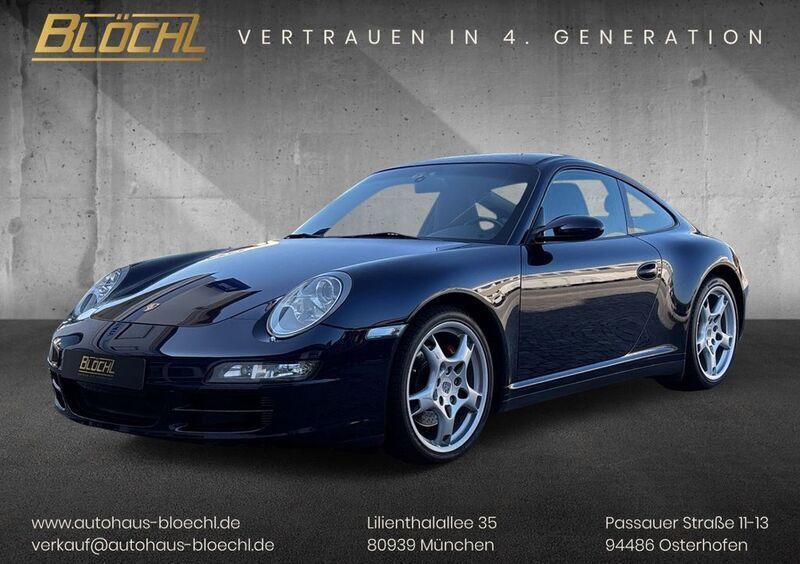 Blau Gebraucht 2006 Porsche 911 Carrera 4S Coupé | 55.900 € (Etwas zu teuer) - Bild 1/4